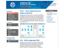 Tablet Screenshot of kompas3d.com.au